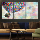 Up Pixar Poster, Look Up Pixar Wall Art, Up Pixar Canvas,