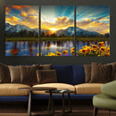 Grand Teton Park Sunrise Wall Art – Vibrant Landscape Canvas by MyGreatCanvas | Canvas Wall Art Prints | Photo Prints & Wall Decor
