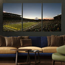 Oregon Ducks Football Team Print - Eugene Autzen Stadium