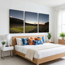 Oregon Ducks Football Team Print - Eugene Autzen Stadium