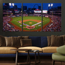 St. Louis Cardinals Baseball Team Print - Busch Stadium Wall by MyGreatCanvas | Canvas Wall Art Prints | Photo Prints & Wall Decor