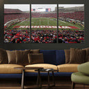 Wisconsin Badgers Team Print Canvas - Madison Camp Randall