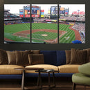 New York Mets Baseball Team Print - Citi Field Baseball by MyGreatCanvas | Canvas Wall Art Prints | Photo Prints & Wall Decor