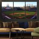 Colorado Rockies Coors Field Wall Art Canvas Print - MLB