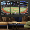 Texas Rangers Baseball Team Print - Arlington Globe Life