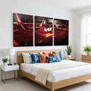 Houston Rockets Basketball Team Print Canvas- Houston Toyota