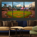 St. Louis Cardinals Baseball Team Print - Busch Stadium Wall