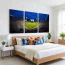 Truist Park Night Game Canvas Art - Atlanta Braves Stadium