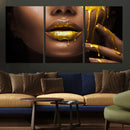 African American Art Black Woman Canvas Print, African Wall