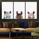 Horse Wall Art - Minimalist Horse Triptych Wall Art – Modern by MyGreatCanvas | Canvas Wall Art Prints | Photo Prints & Wall Decor