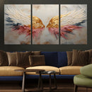 Golden Angel Wings Wall Art Canvas Print – Stunning Abstract by MyGreatCanvas | Canvas Wall Art Prints | Photo Prints & Wall Decor