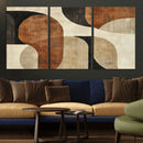 Wabi Sabi Abstract Wall Art Canvas Print | Large Minimalist