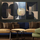 Minimalist Wabi Sabi Abstract Geometric Wall Art Canvas