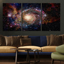 Nebula and Galaxies in Space Wall Art Canvas Print, Spiral