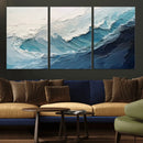 Ocean Wave Canvas Wall Art Print – Coastal Living Room Large