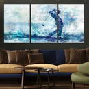 Golf Swing Wall Art Canvas Print - Sports-Inspired