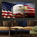 American Flag Eagle Symbol Wall Art, American Flag Eagle by MyGreatCanvas | Canvas Wall Art Prints | Photo Prints & Wall Decor