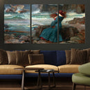 Miranda by the Shore Wall Art Canvas Print – Tempest Scene by MyGreatCanvas | Canvas Wall Art Prints | Photo Prints & Wall Decor