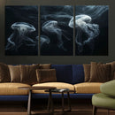 Jellyfish Wall Art Canvas Print, Elegant Wall Decor