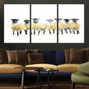 Farmhouse Wall Art Sheep Print | Ready to Hang Framed Canvas by MyGreatCanvas | Canvas Wall Art Prints | Photo Prints & Wall Decor