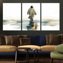 Watercolor Jesus Walking on Water Canvas Print, Christian by MyGreatCanvas | Canvas Wall Art Prints | Photo Prints & Wall Decor