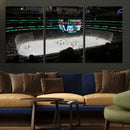 American Airlines Center Dallas Stars Wall Art Canvas Print