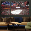 Barton Malow Little Caesars Arena Detroit Wall Art Canvas
