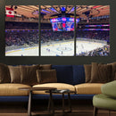 Madison New York Rangers Hockey Stadium Wall Art Canvas
