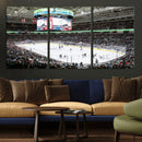 Sharks Arena Blackhawks Sharks Ice Hockey Stadium Wall Art by MyGreatCanvas | Canvas Wall Art Prints | Photo Prints & Wall Decor