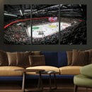 Vaudoise Lausanne Ice Hockey Arena Stadium Wall Art Canvas,