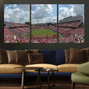 NC State Wolfpack Football Team Print Canvas- Raleigh