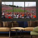 Virginia Cavaliers Football Team Print - Charlottesville Scott Stadium Print Wall Art Canvas by MyGreatCanvas | Canvas Wall Art Prints | Photo Prints & Wall Decor