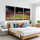 Wisconsin Badgers Football Team Print Canvas- Madison Camp