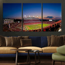 Wolfpack Football Team Wall Art Print - Raleigh