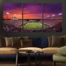 East Carolina University Pirates Football Print Canvas-