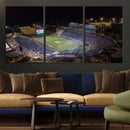 Duke University Blue Devils Football Print Canvas - Durham