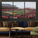 University of Illinois Fighting Illini Football Team Print - by MyGreatCanvas | Canvas Wall Art Prints | Photo Prints & Wall Decor