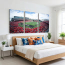 Cincinnati Bearcats Football Team Print - Nippert Stadium Wall Art Canvas Print