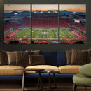 Arizona Wildcats Football Team Print - Tucson Arizona by MyGreatCanvas | Canvas Wall Art Prints | Photo Prints & Wall Decor