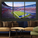 Buffalo Bills Football Team Print Canvas - Buffalo Highmark by MyGreatCanvas | Canvas Wall Art Prints | Photo Prints & Wall Decor