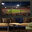 Clemson University Tigers Art Print, Football Team Print -