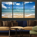 Sea View From the Beach Canvas Print