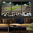 Michigan State Spartans Football Canvas Print - East Lansing