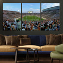 Michigan State Spartans Football Team Art Print - East