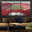 Rutgers Scarlet Knights Football Team Print - Piscataway SHI by MyGreatCanvas | Canvas Wall Art Prints | Photo Prints & Wall Decor