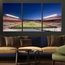 Rutgers Scarlet Knights Football Team Print - Piscataway SHI by MyGreatCanvas | Canvas Wall Art Prints | Photo Prints & Wall Decor
