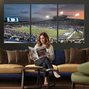 Memphis Tigers Football Team Print - Memphis Simmons Bank