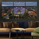 The Louisiana State University Tigers Football Team Print -
