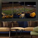 West Virginia Uni Mountaineers Football Team Print - Milan