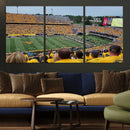 Puskar Stadium Canvas Print Wall Art - Morgantown Print -